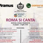 22 Giugno – 1 Luglio 2018: ROMA SI CANTA, Festival Corale Itinerante